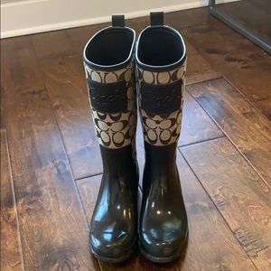 Women’s Coach Rain Boots Size:6